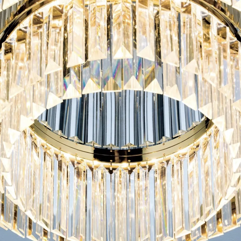 Kronleuchter modern PHILINE gold