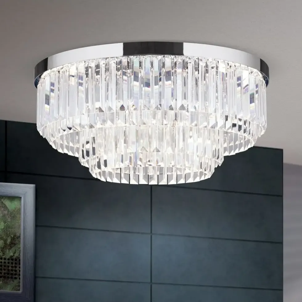Kronleuchter modern PHILINE chrom
