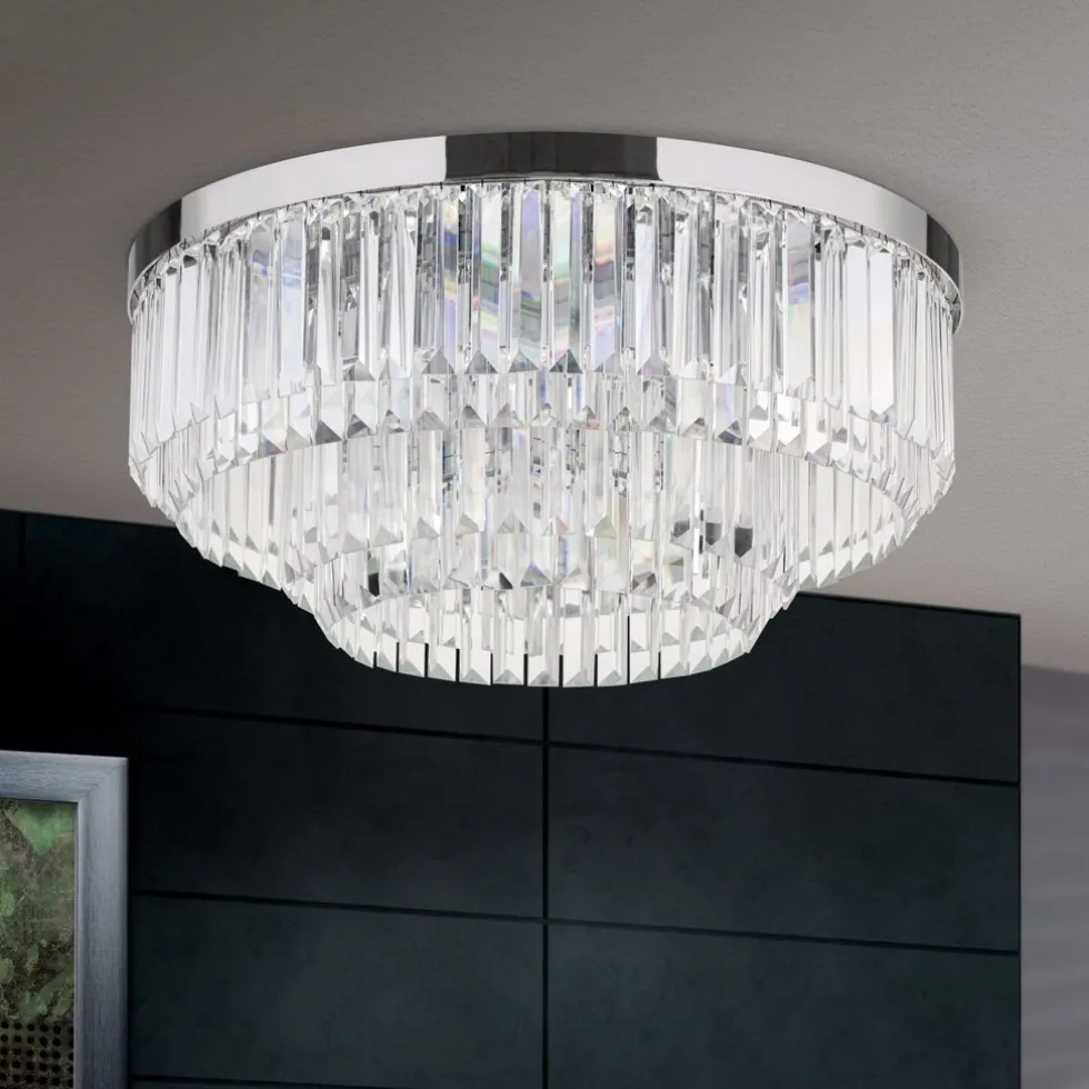 Kronleuchter modern PHILINE chrom