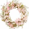 Kunstblume Blütenkranz Türkranz pink Durchmesser 40 cm
