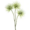 Kunstblume Distelzweig beschneit grün Höhe 41 cm
