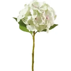 Kunstblume Künstliche HORTENSIE grün wie echt H 33 cm