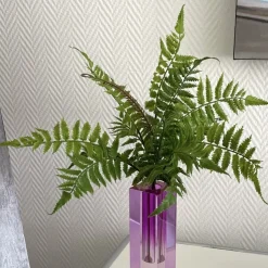 Kunstblume Kunstpflanze Deko Farnwedel Höhe 40 cm