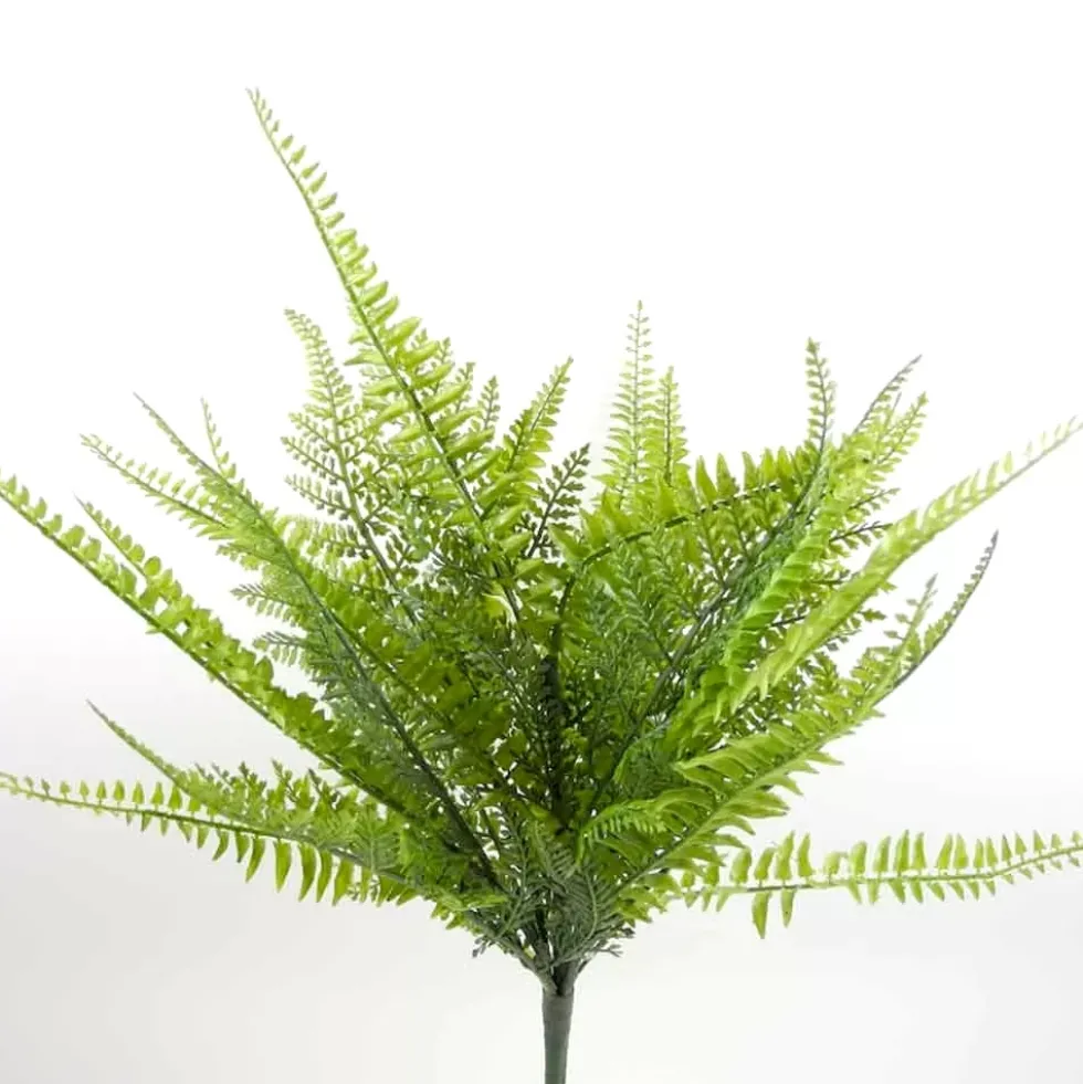 Kunstblume Kunstpflanze Farnbusch Deko Höhe 35 cm