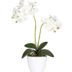 Kunstblume Kunstpflanze Orchidee im Topf Höhe 45 cm