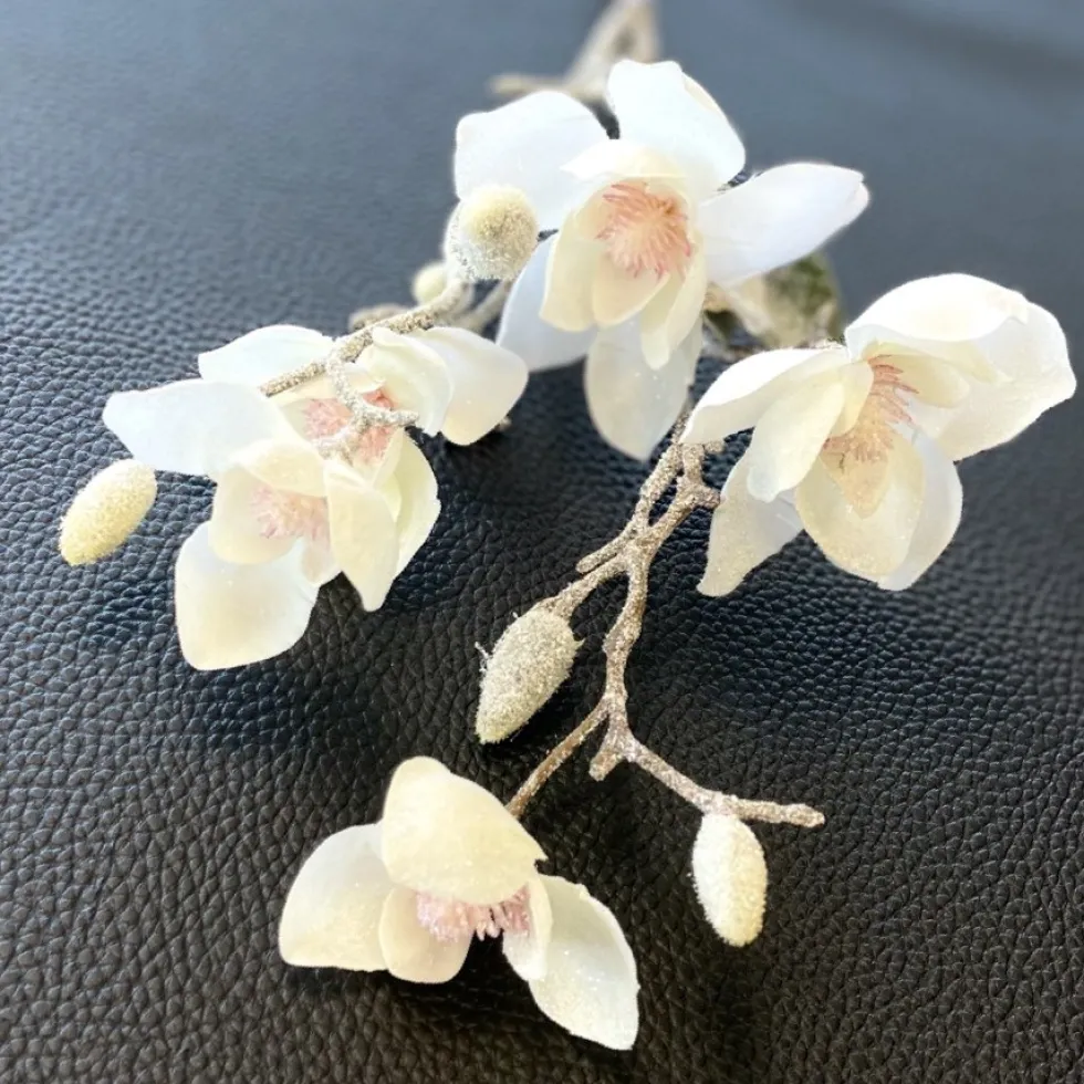 Kunstblume langstielig Seide MAGNOLIENZWEIG L 66 cm