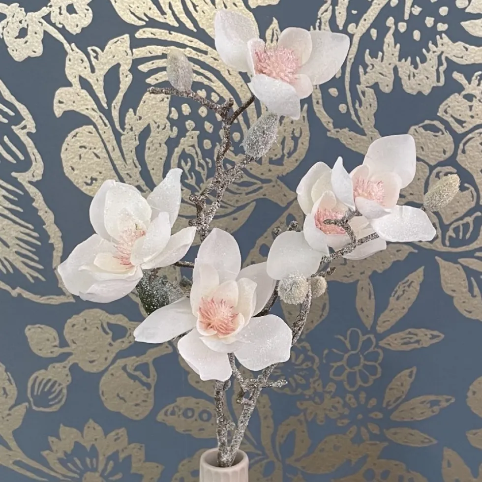Kunstblume langstielig Seide MAGNOLIENZWEIG L 66 cm