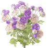 Kunstblumen Blumenstrauß künstlich Ranunkel lila Höhe 35 cm