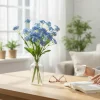 Kunstblumen Bund Vergissmeinnicht blau
