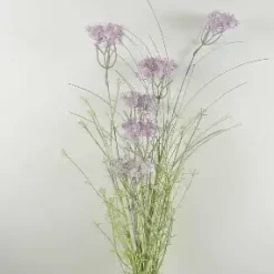 Kunstblume Seidenblume Deko Wiesenblume lila Höhe 61 cm