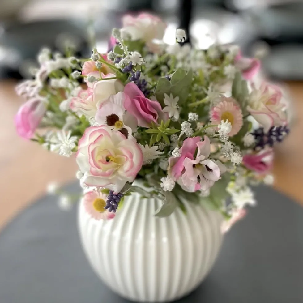 Kunstblume Sommerstrauß Höhe 20 cm Blumenstrauß Deko