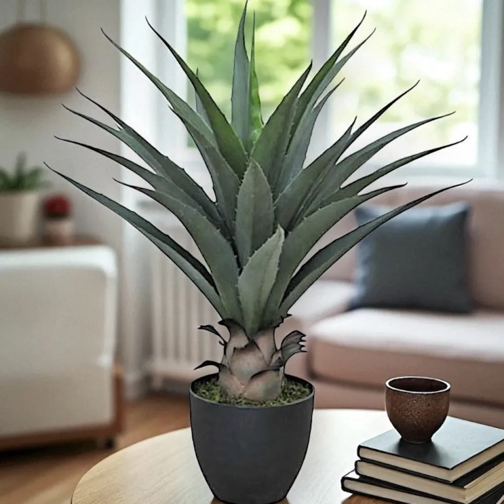 Kunstpflanze Agave im Topf Höhe 70 cm