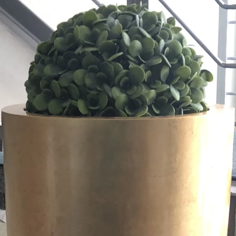 Kunstpflanze Buchsbaumkugel künstlich Blattkugel Deko Durchmesser 32 cm