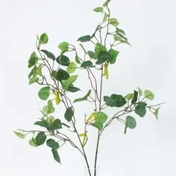 Kunstpflanze Deko Zweige Natur Birkenzweig Seide Höhe 68 cm