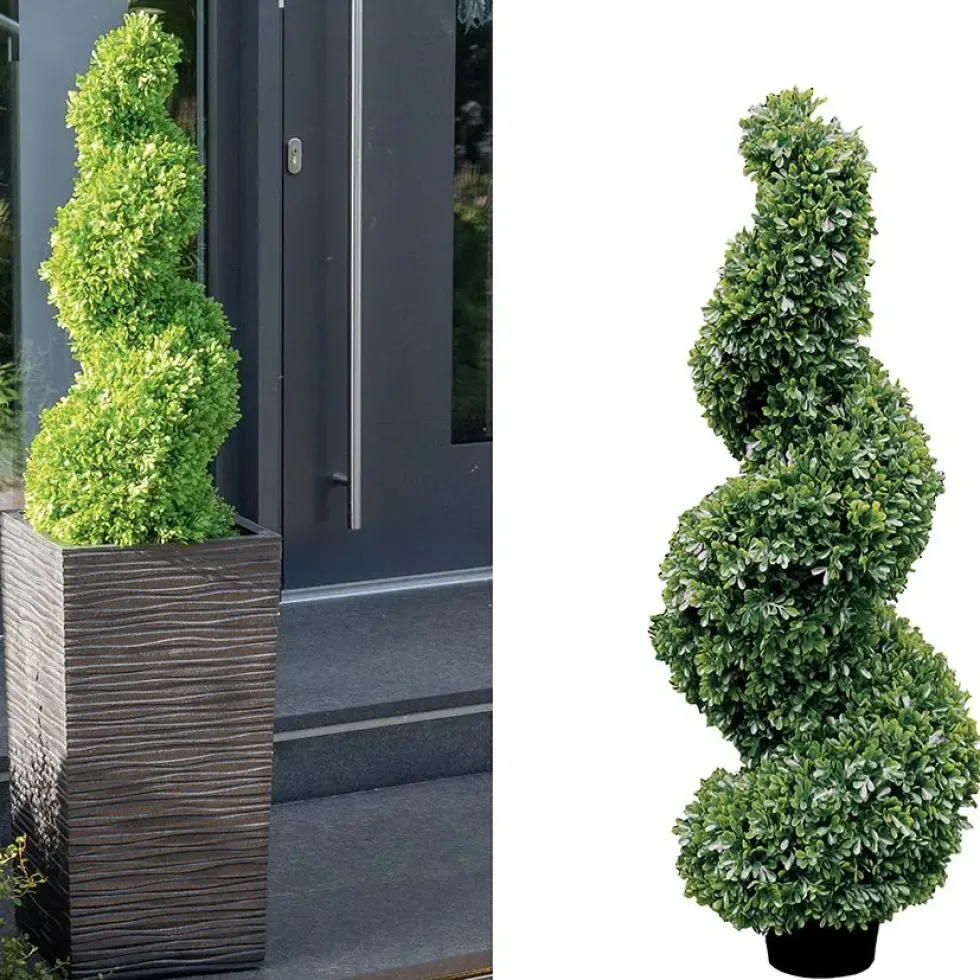 Kunstpflanze getopft Buchsbaum Twist