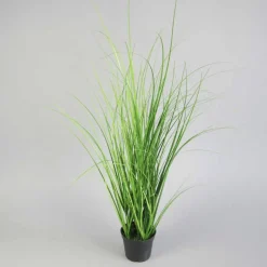 Kunstpflanze Gras im Topf Deko Höhe 61 cm
