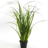 Kunstpflanze künstliches Gras im Topf Deko Höhe 58 cm