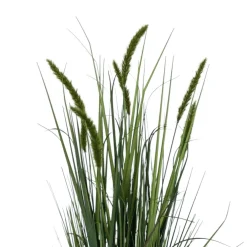 Kunstpflanze Kunstgras Dolden im Topf Höhe 90 cm