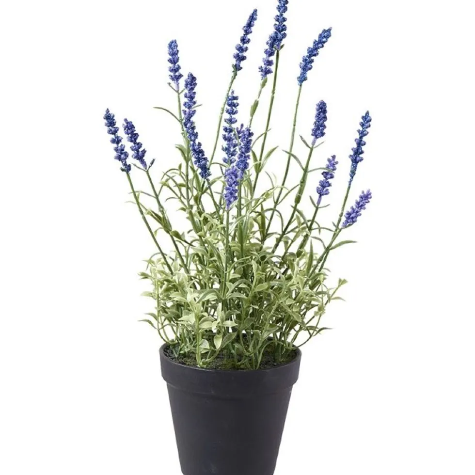 Kunstpflanze Lavendel im Topf