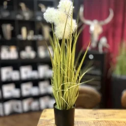 Kunstpflanze Pusteblume Deko im Topf
