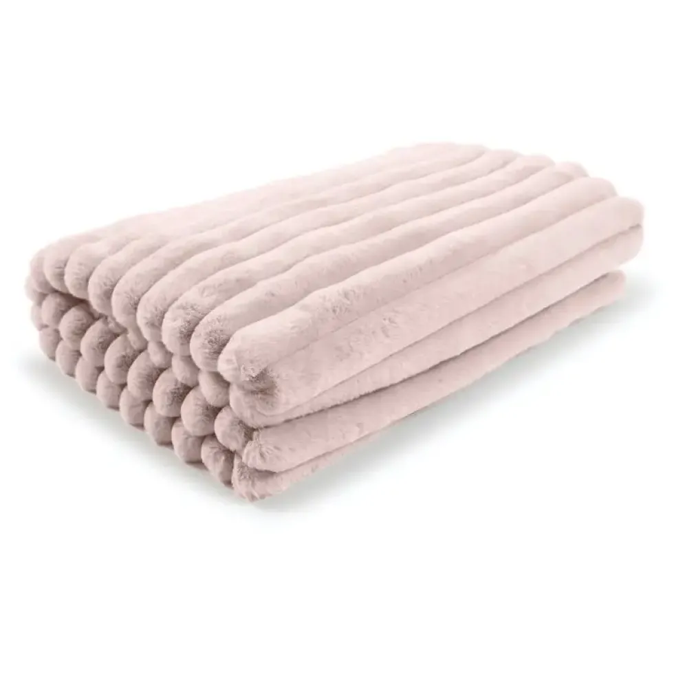 Kuscheldecke Magma RAYA altrose 140×200 cm