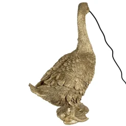Lampe Gans gold Martin Höhe 60 cm