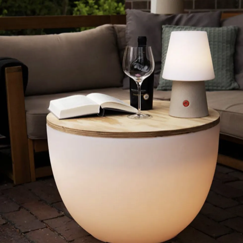 LED Blumentopf Shining Curvy Pot