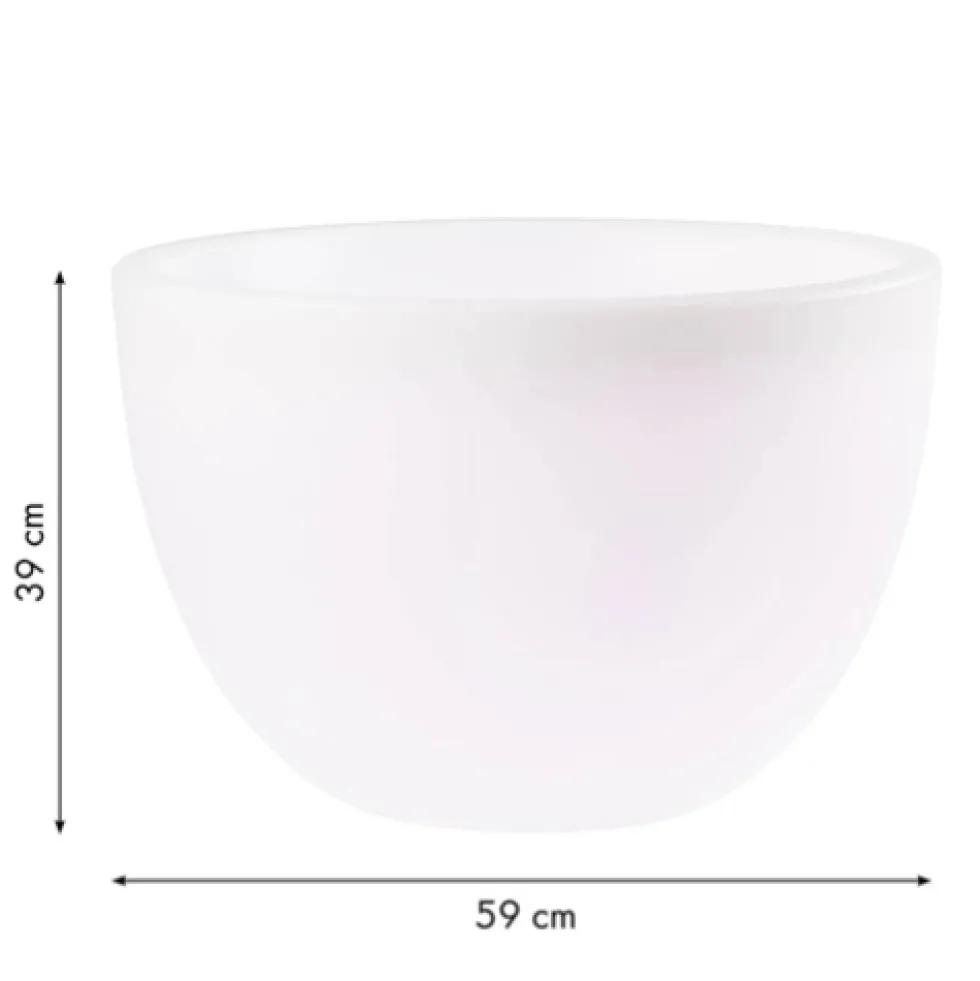 LED Blumentopf Shining Curvy Pot