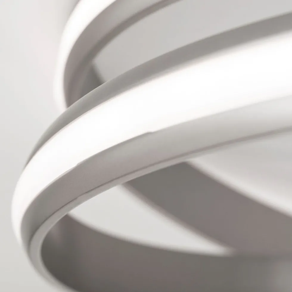 LED Deckenleuchte modern CEVA silber matt