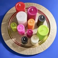 LED Kerze creme mit Schmelzeffekt Höhe 18 cm