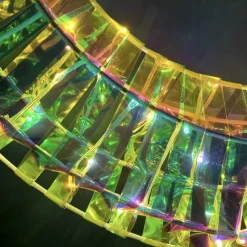 LED Kranz rainbow rund