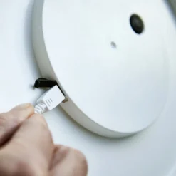LED Laterne mit Timer weiß
