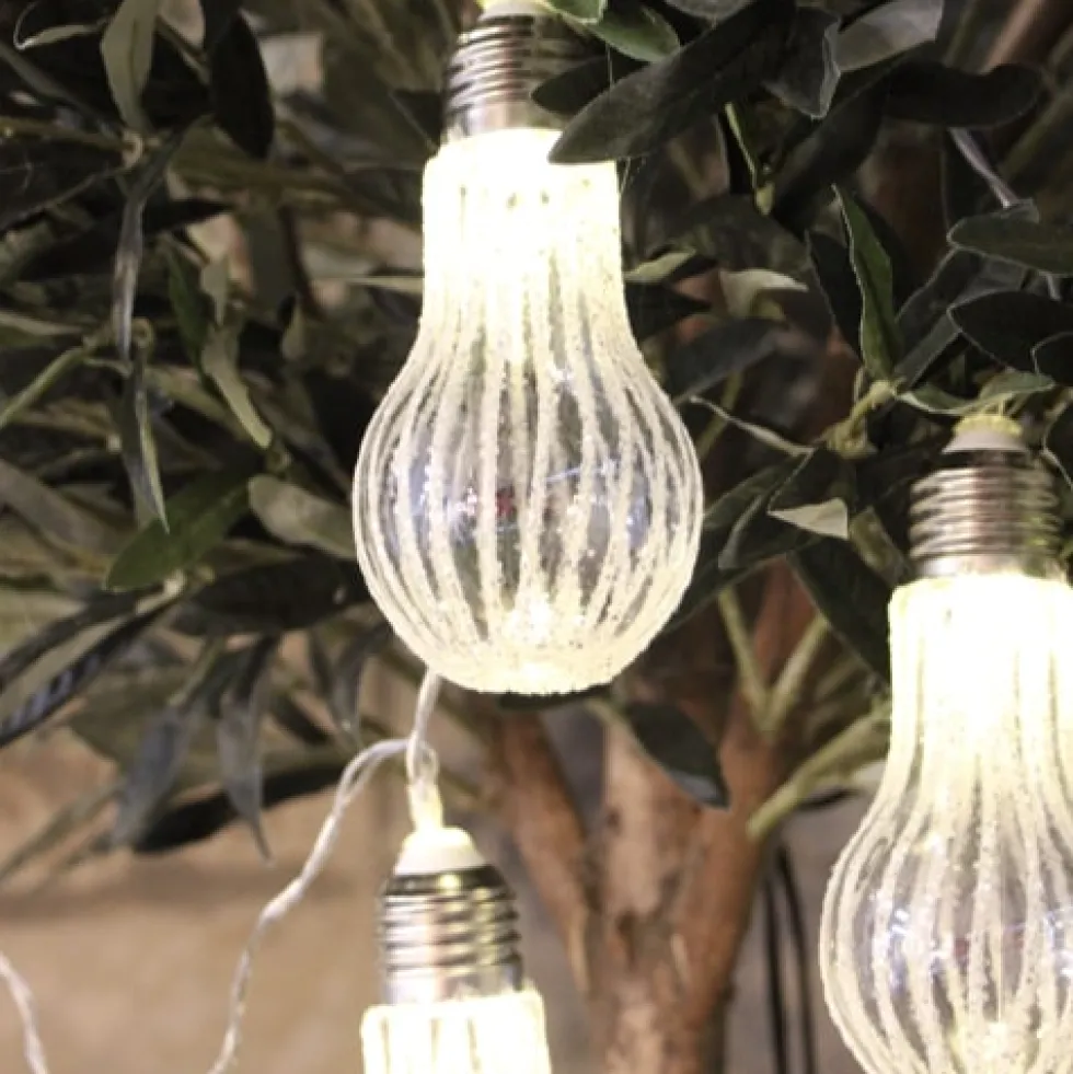 LED Lichterkette GLÜHBIRNEN Casablanca L 190 cm