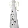 LED Porzellan Engel Figur Deko Nanto Höhe 28 cm