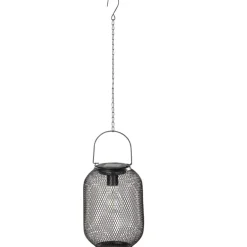 LED Solar Gartenleuchte MESHY schwarz