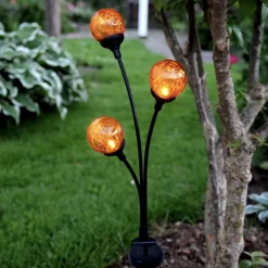 LED Solar Gartenstecker TRIESTE Höhe 70 cm