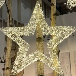 LED Stern Weihnachten LED Lichterkranz D 50 cm