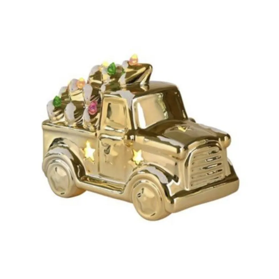 LED Weihnachtsdeko Truck GiftCompany Höhe 11 cm