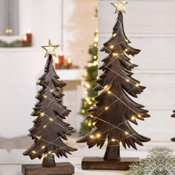 LED Weihnachtsdeko Zauberwald schwarz