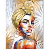 Leinwandbild African Beauty Casablanca 100×70 cm