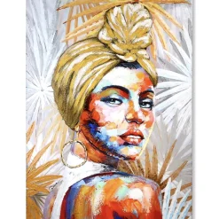 Leinwandbild African Beauty Casablanca 100×70 cm