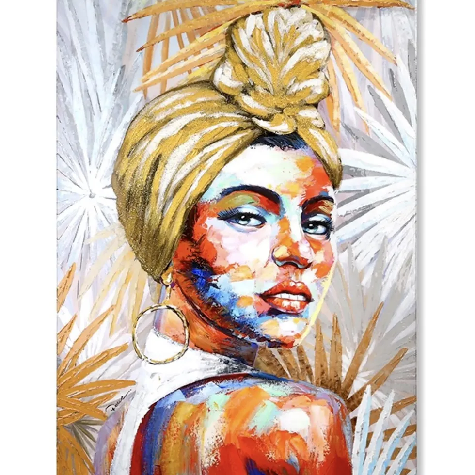 Leinwandbild African Beauty Casablanca 100×70 cm