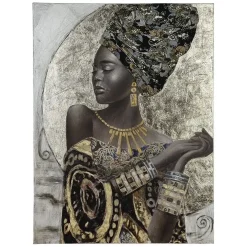 Leinwandbild African Lady Casablanca 120×90 cm