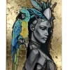 Leinwandbild Amazone Werner Voß 160×120 cm