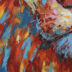 Leinwandbild auf Keilrahmen Lion Casablanca 90×90 cm