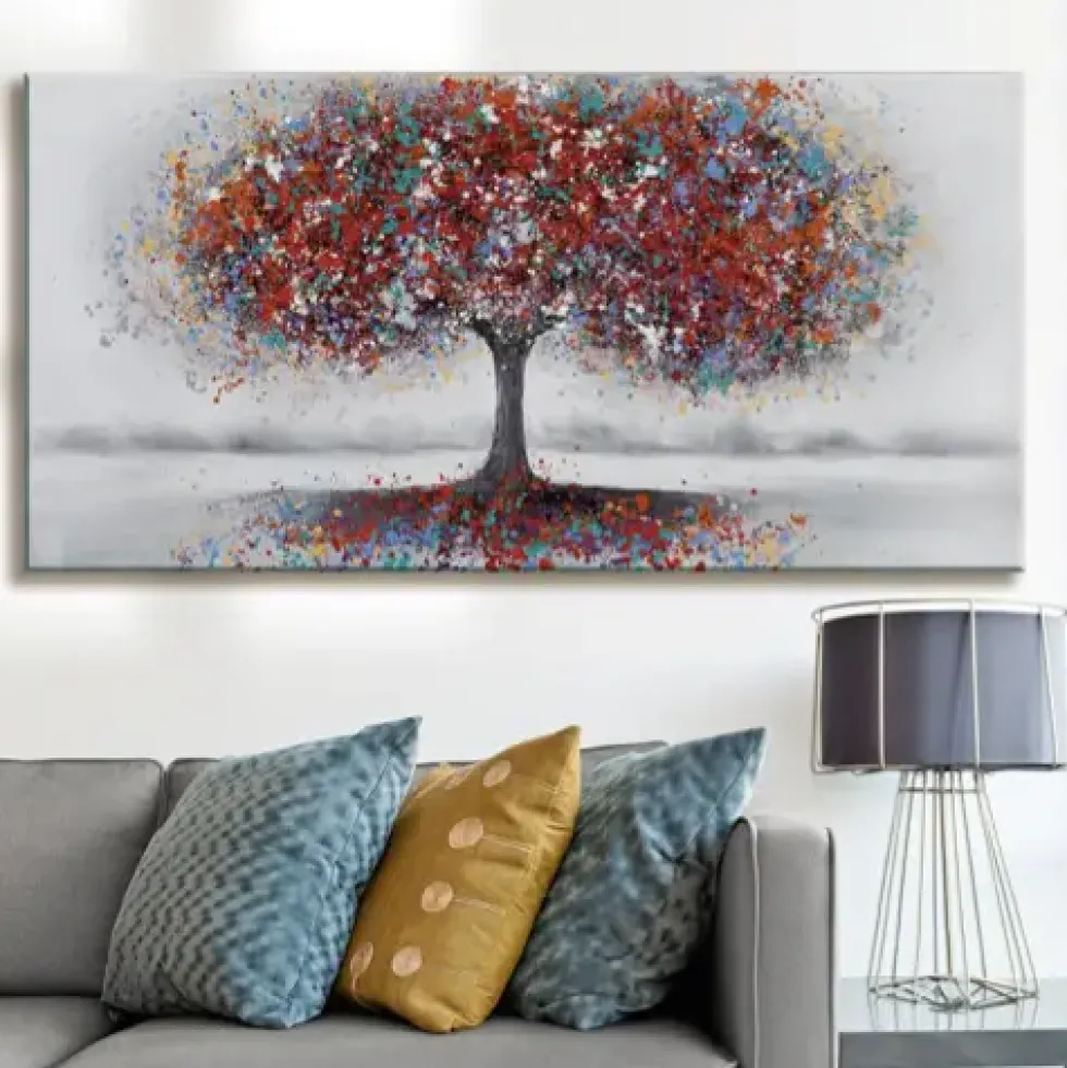 Leinwandbild auf Keilrahmen Poposa Casablanca rot 120×60 cm