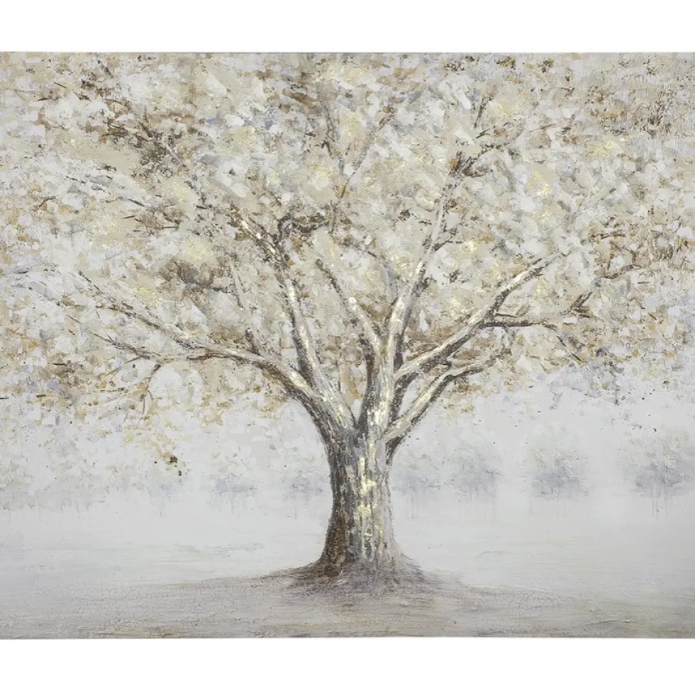 Leinwandbild auf Keilrahmen Großer Solitärbaum 120×150 cm