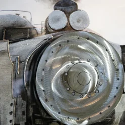 Leinwandbild auf Keilrahmen Train 3D 80×180 cm