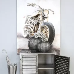 Leinwandbild Custombike 150×110 cm