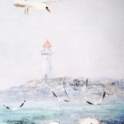 Leinwandbild Seaside Möwen 60×60 cm